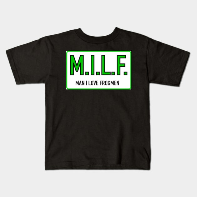 Basic Milf Kids T-Shirt by Cassie’s Cryptid Land